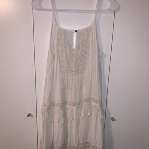 NWT XS AE All White Summer Dress